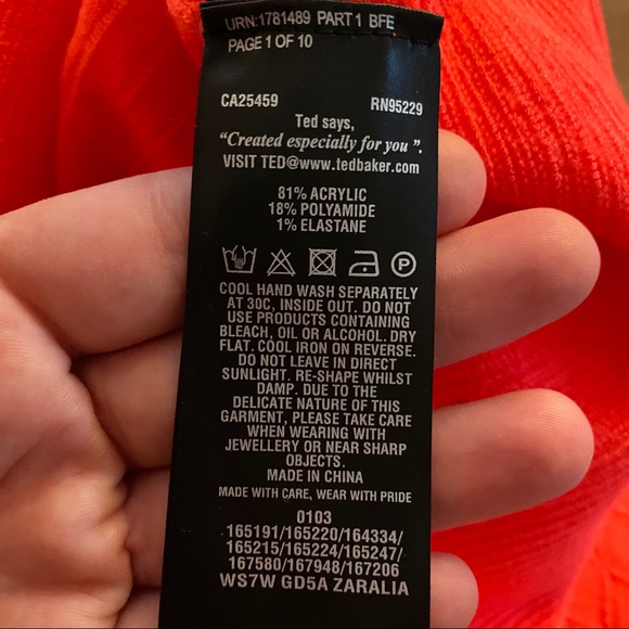 Ted Baker Zaralie Jacquard Panel Fit & flair Dress - Picture 7 of 7